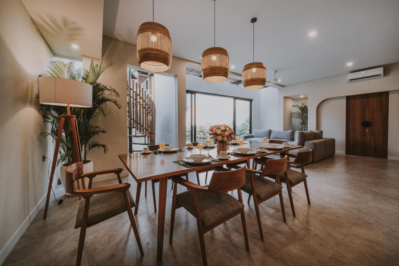 New 4 Bedroom 5 Min Walk To Berawa Beach Enclosed Livng Canggu Exterior foto